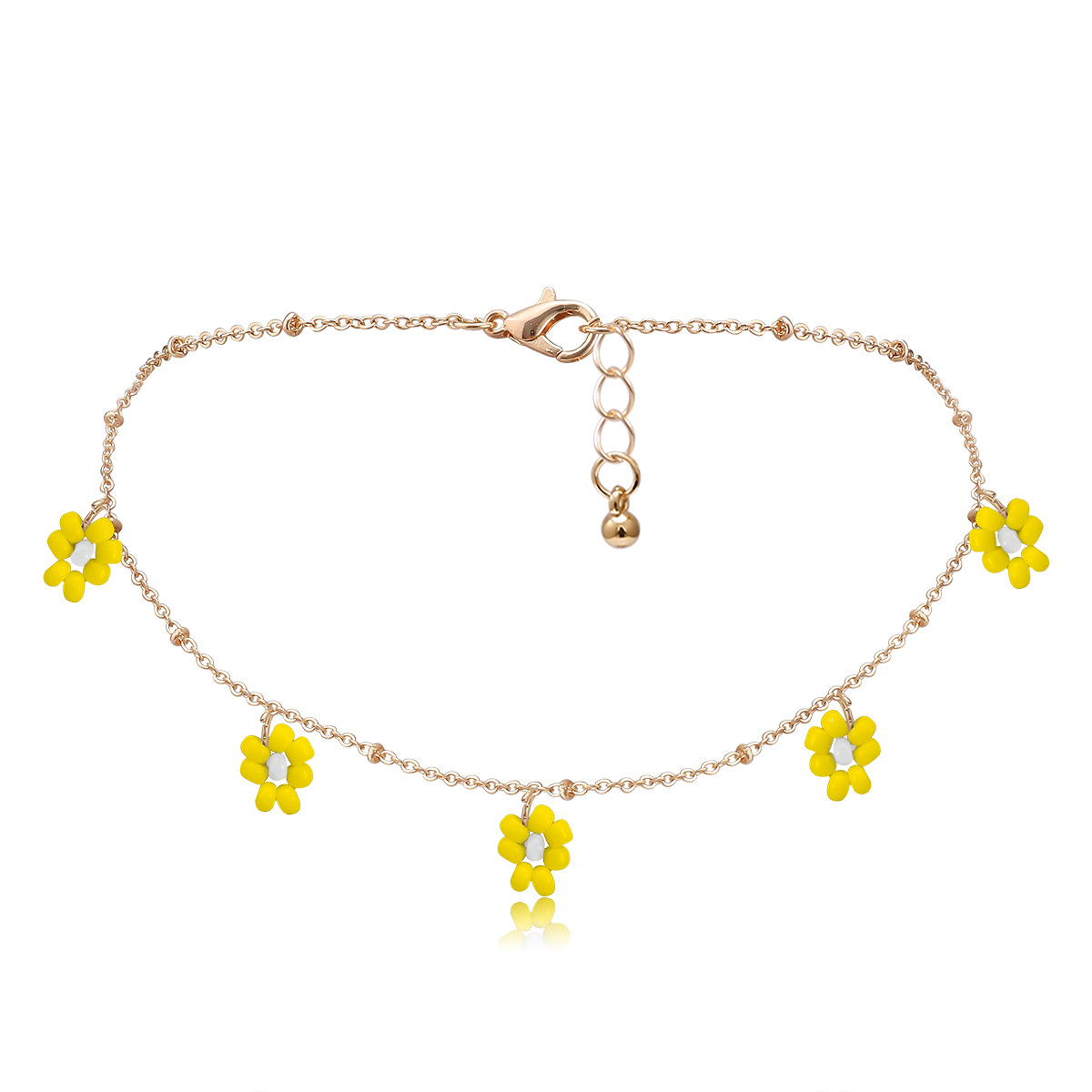 Fashion  Retro Ethnic Style Flower Simple And Stylish Rice Bead Necklace display picture 10