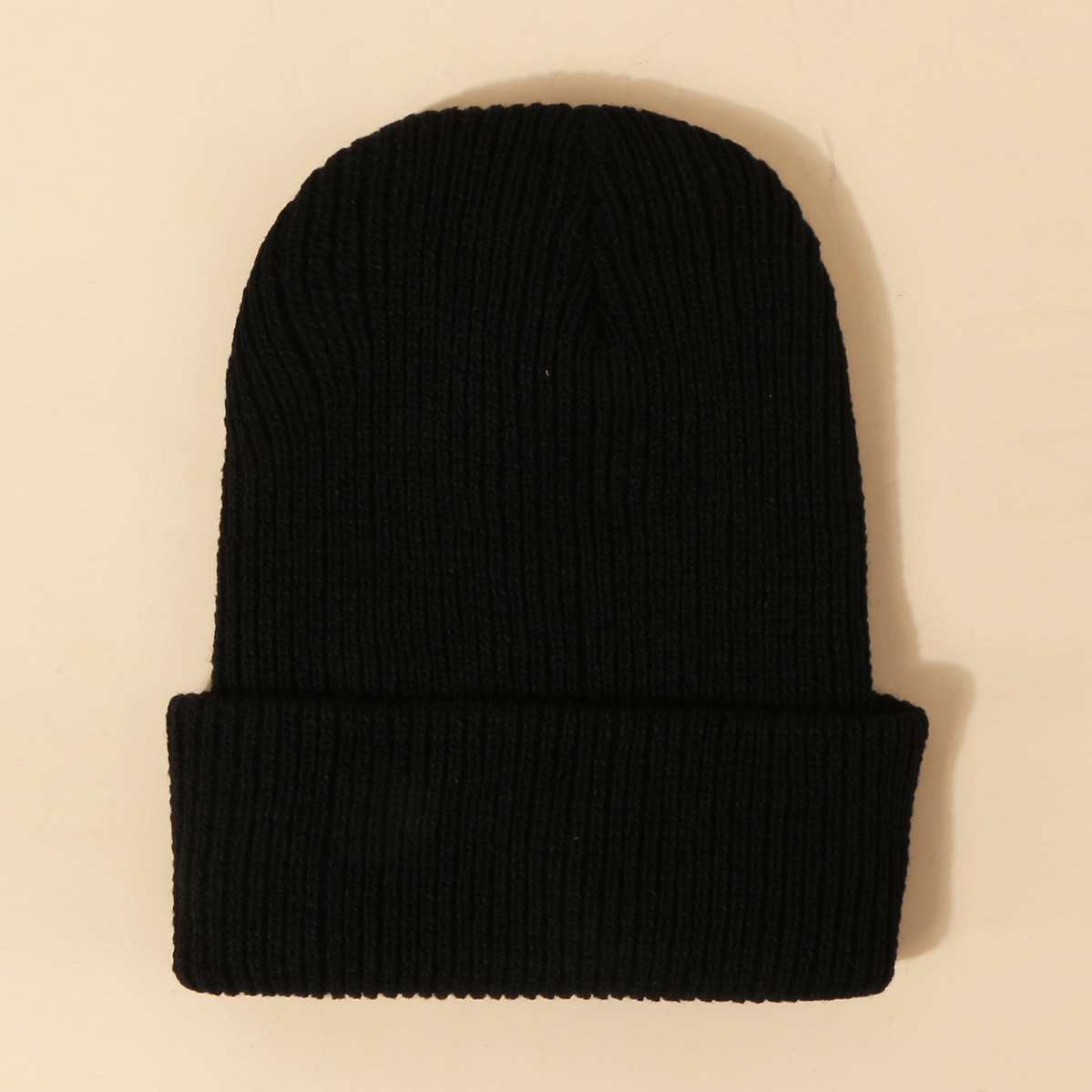 Hot Selling New Woolen Women's Embroidery Pure Color Knitted Hats Wholesale display picture 7