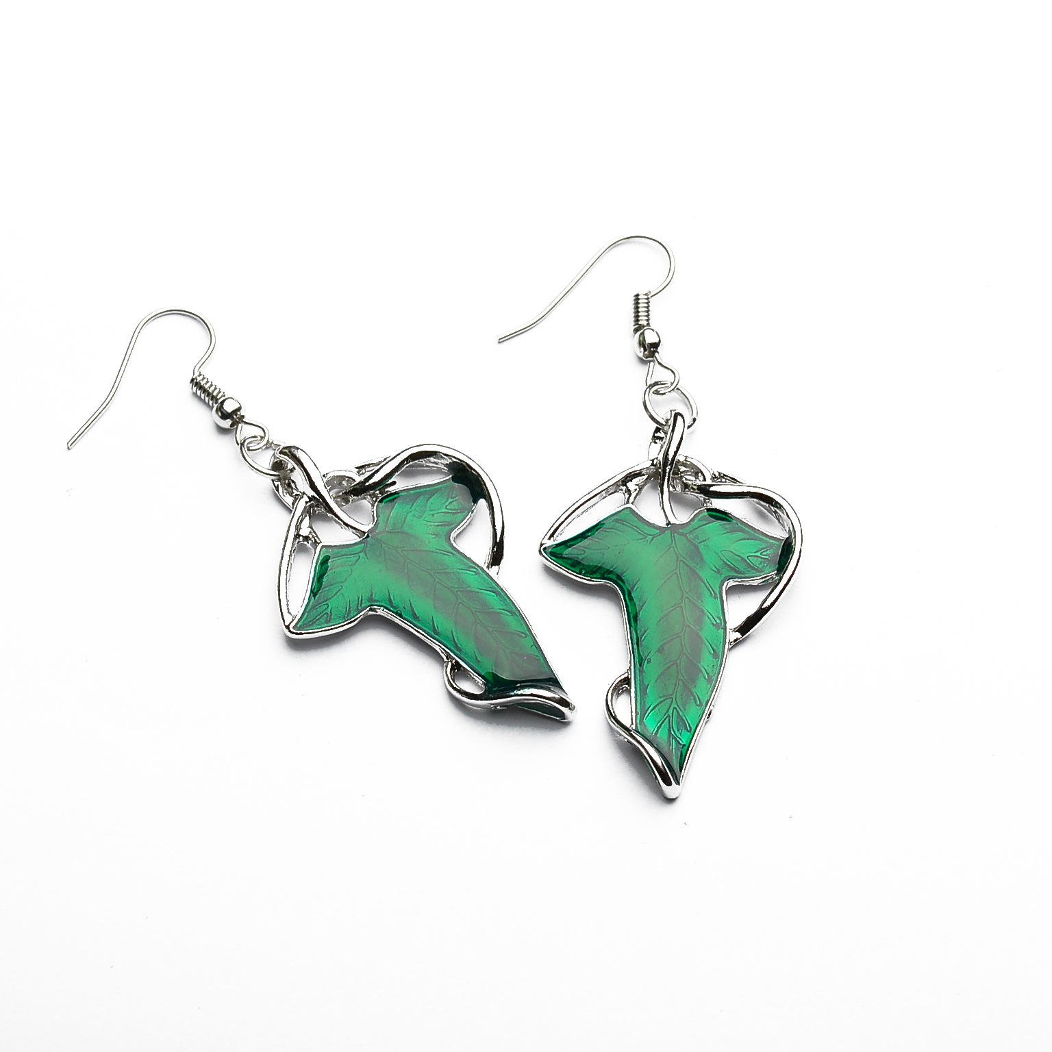 Fashion New Simple Style  Ring King  Green Leaf Earring Wholesale Nihaojewelry display picture 8