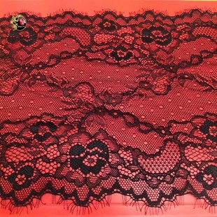 lace lace lace high elastic eyelash lace factory direct clothing underwear accessories wholesale