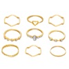 Ring, set, European style, suitable for import, simple and elegant design
