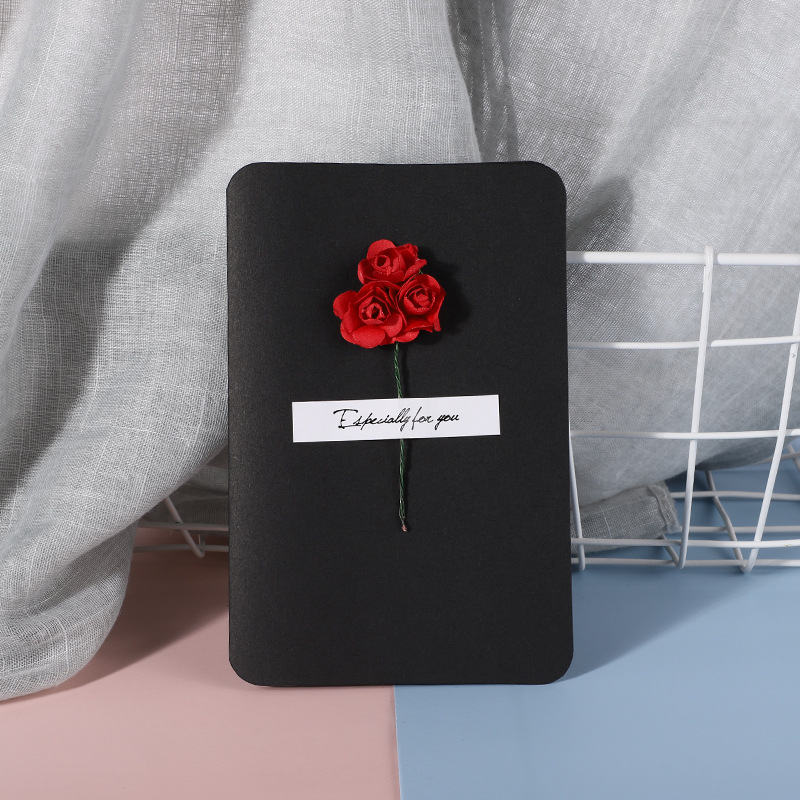 Handmade Craft Simple Style Flower Special Paper Daily Party Festival Card