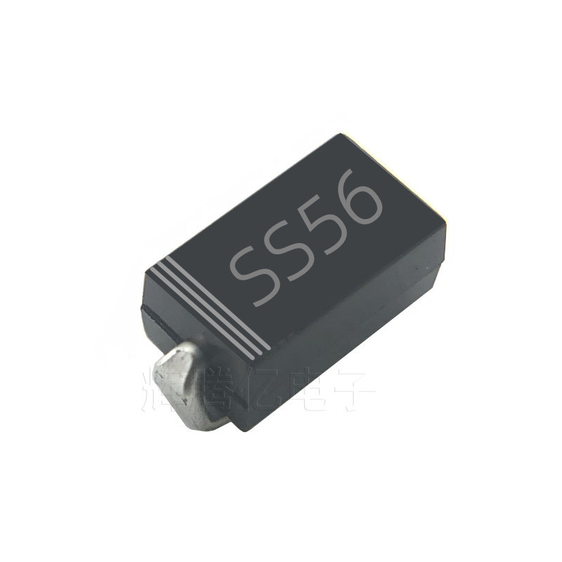 全新SS56 SS56B SR560 B型/SMB肖特基二极管DO-214AA 1000个=96元