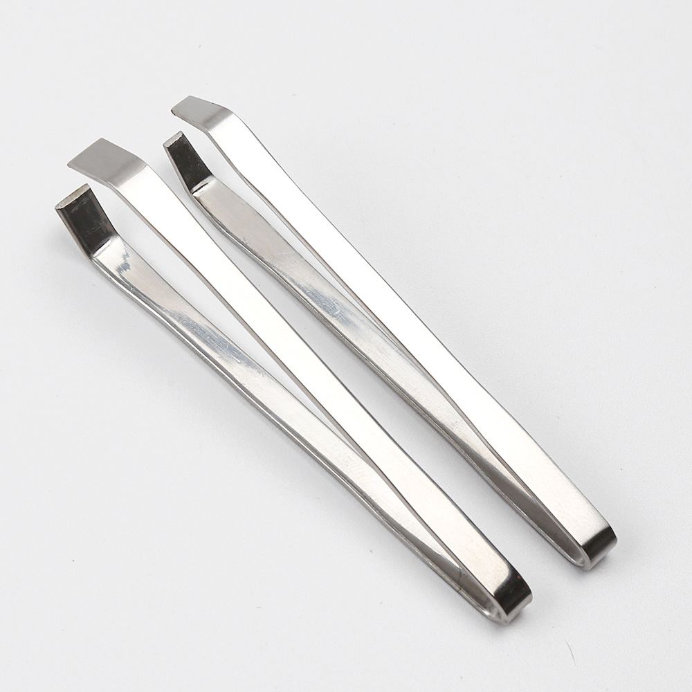 厂家现货直销半镀金粉刺眉夹假睫毛拔毛拔胡子镊子夹化妆美容眉钳