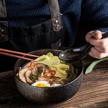 日式学生宿舍泡面碗单个碗麻辣烫大碗餐厅汤碗拉面碗ceramic bowl