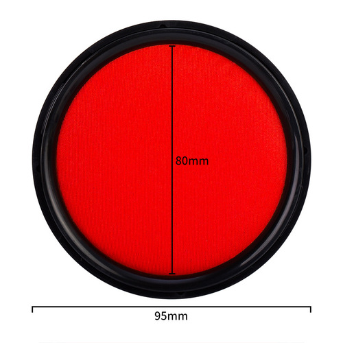 Getwell 9870 model fast-drying ink pad Large red round fast-drying ink pad 95mm financial office supplies ink pad