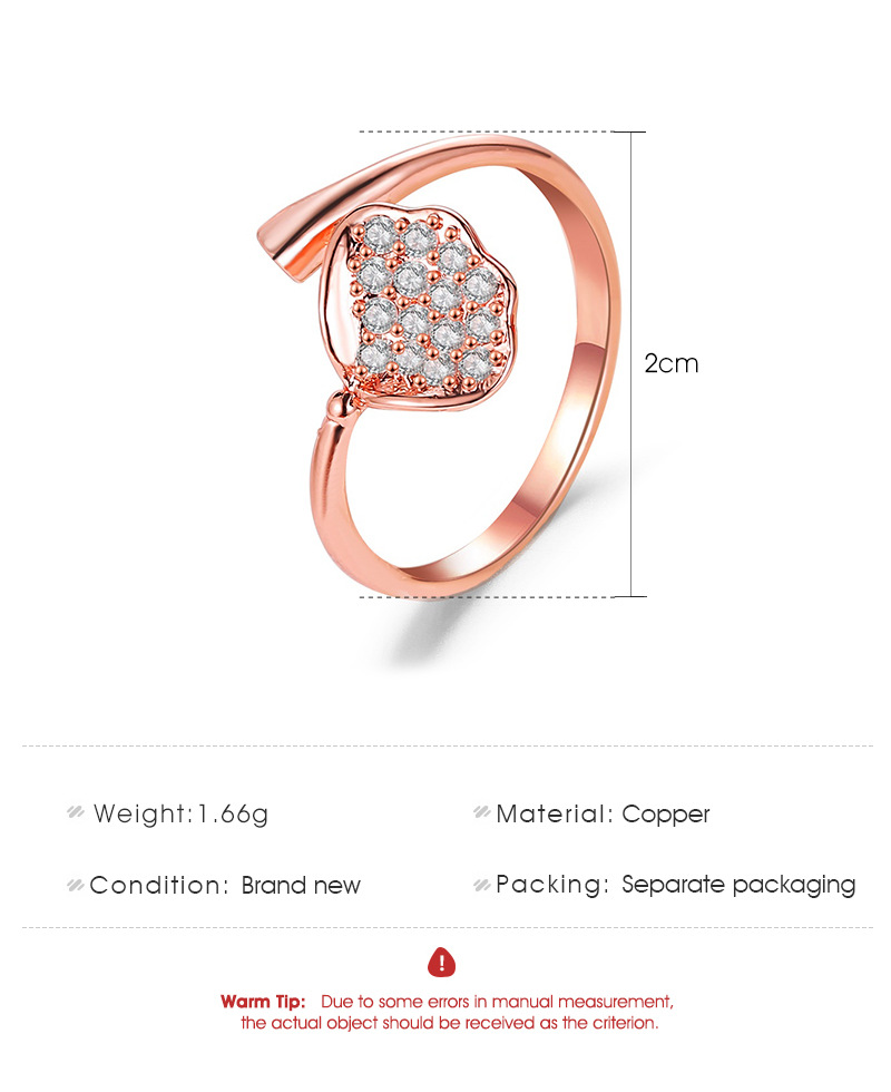 Temperament Ginkgo Leaf Ring Female Trend Light Luxury Simple Ladies Single Ring Cold Wind Open Index Finger Ring Wholesale Nihaojewelry display picture 1