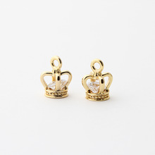 ��ɫ18k����ʯ�ʹڵ��� �ֹ�DIY�Ʒ�������朲������Q���N
