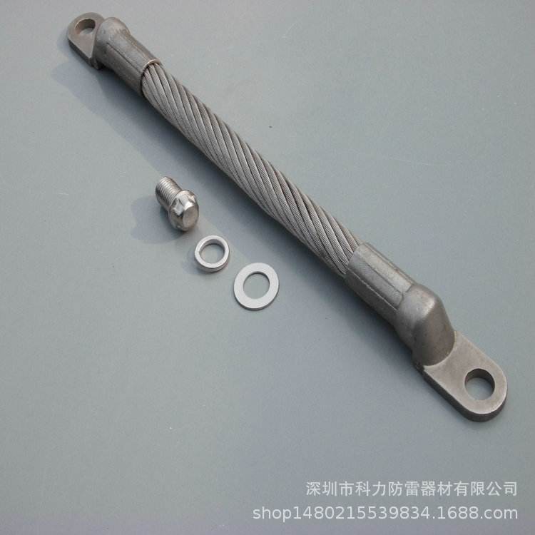 墩梁轨道板防撞墙轨道板不锈钢连接线 高铁不锈钢接地端子连接线