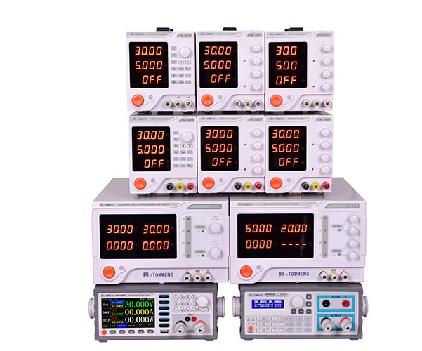 Регулируемое DC стабилизационное питание ETOMMENS с тем же кейсом ETM-1005/1005C тест старение