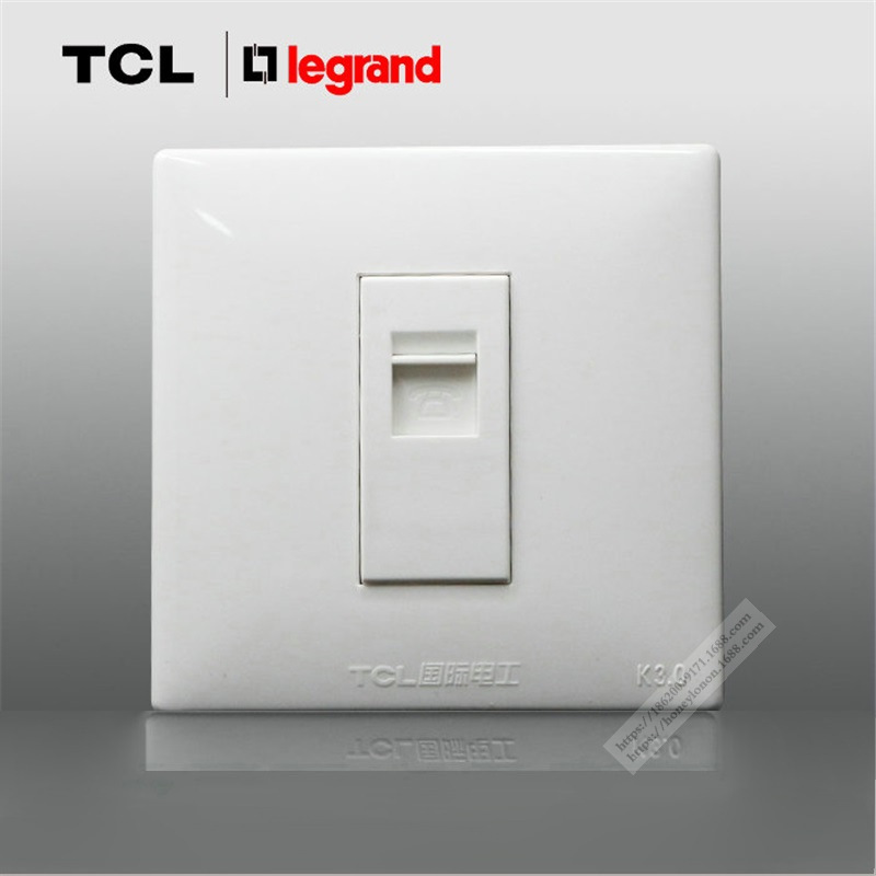 Legrand/罗格朗 k3.0系列 一位电话插座KT01