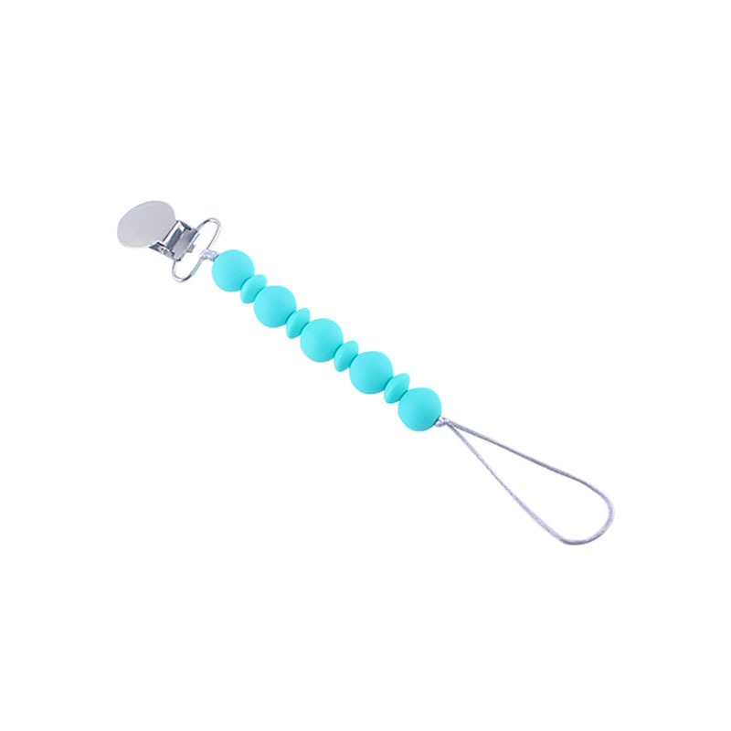 Cadena de chupete para bebé pezón cuerda material de silicona cadena anti-caída suministros maternos e infantiles Comercio exterior Amazon Venta caliente