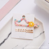 Fashionable trend cute hairgrip, Korean style, internet celebrity, flowered, wholesale