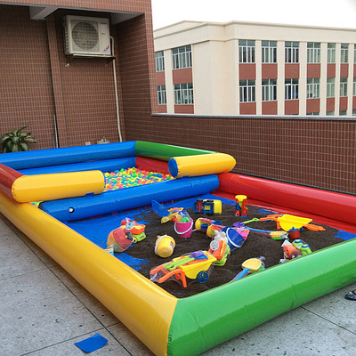 大型广场游乐球池厂家 决明子池海洋球池 公园沙池沙滩 充气球池|ms