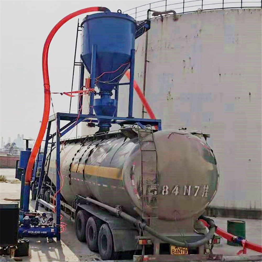 山东集装箱卸灰气力输送机 粉煤灰装车吸灰机 自吸式水泥装车机