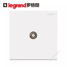 Legrand/罗格朗 逸景 一位宽频F接头电视插座_玉兰白K8/31VTV75F