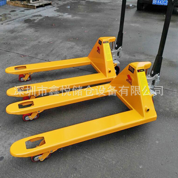 牛力手动叉车 2吨3吨搬运车 液压托盘地牛手动拖车