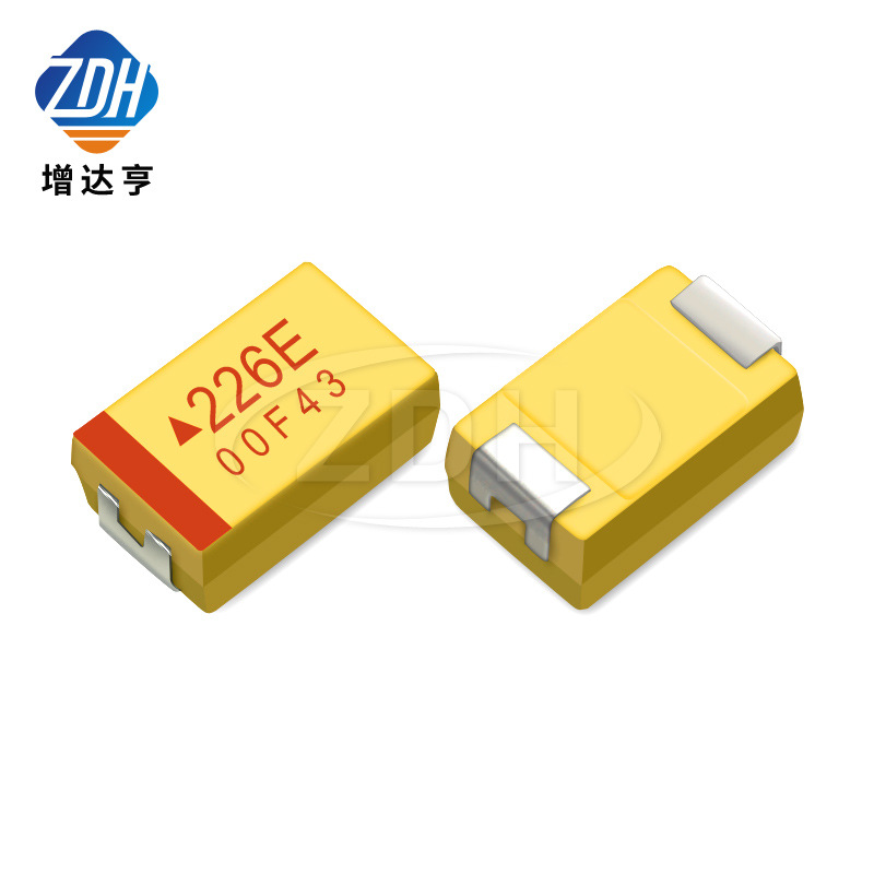 国产 贴片钽电容 226E 22UF 25V D型 7343 10% LED 胆电容 有极性