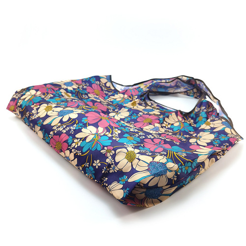 Wholesale folding storage bag eco-friendly shopping bag Oxford cloth 210D large capacity tote bag waterproof grocery bag