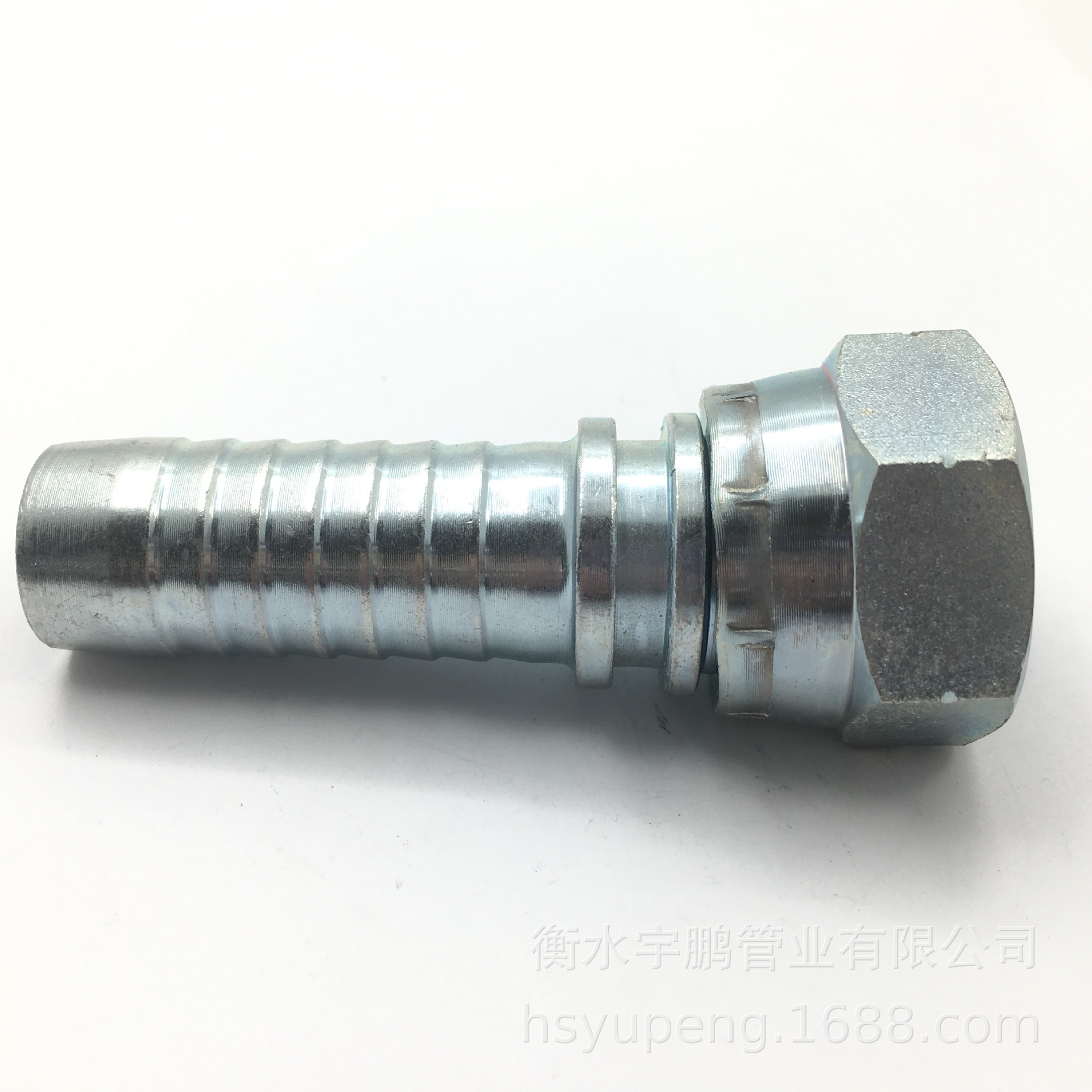 BSP球形液压软管接头高压橡胶软管总成 液压胶管连接配件22111