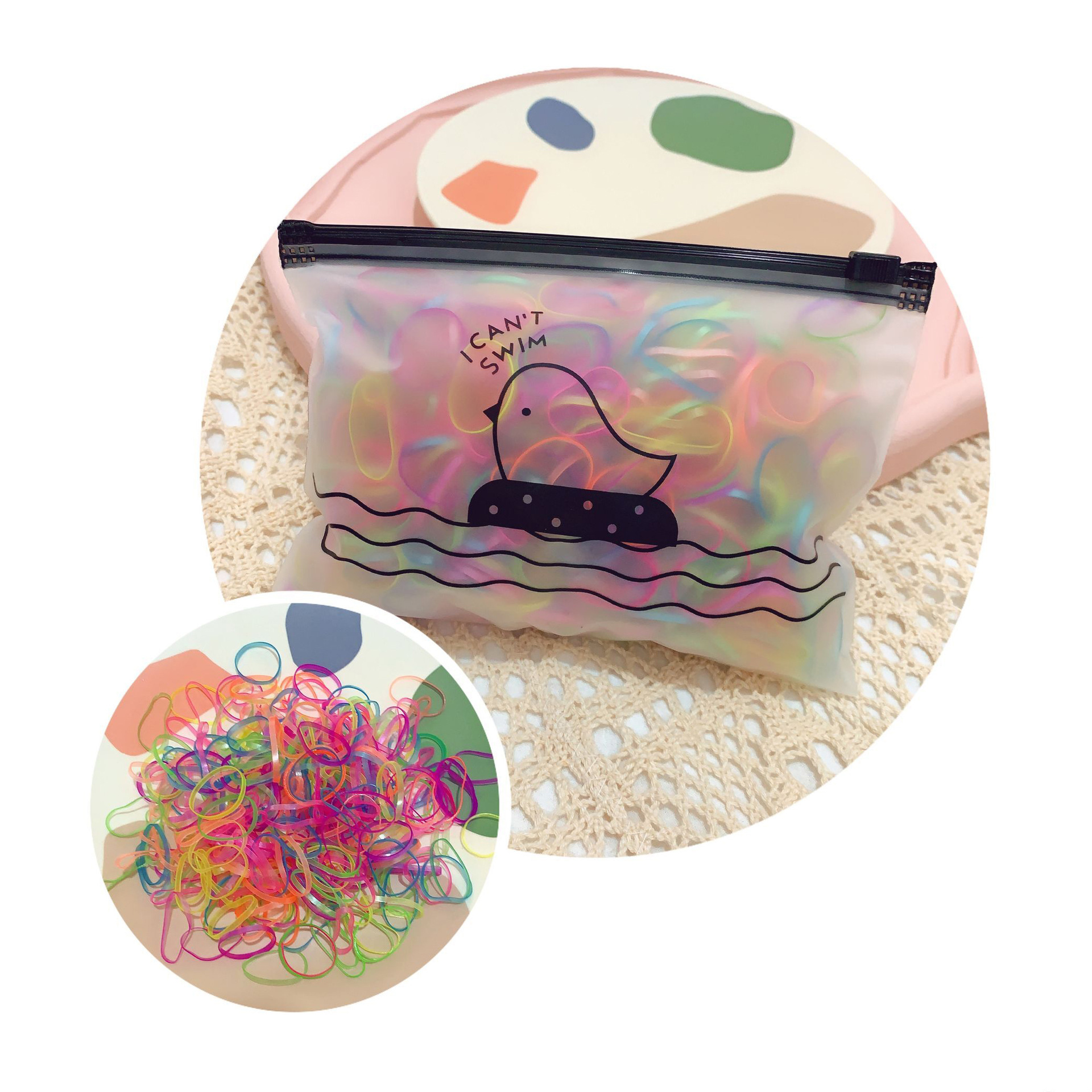 Bird bag pearl color