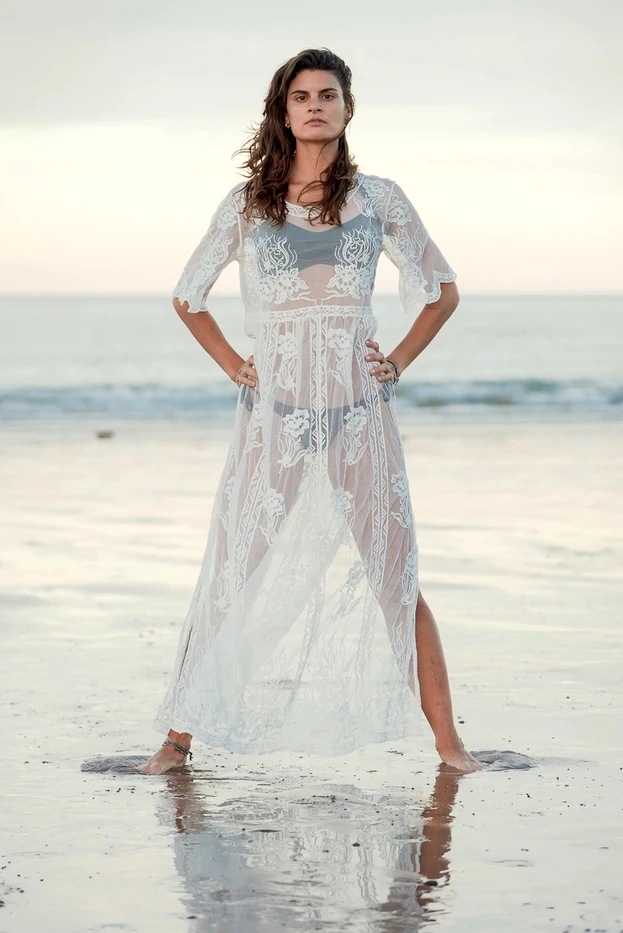 2020 Neues Spitzen Kleid, Lockeres Strand Kleid, Strand Kleid, Strand Kleid, Bikini, Badeanzug, Bluse, Sonnenschutz Kleidung, Frauen display picture 1