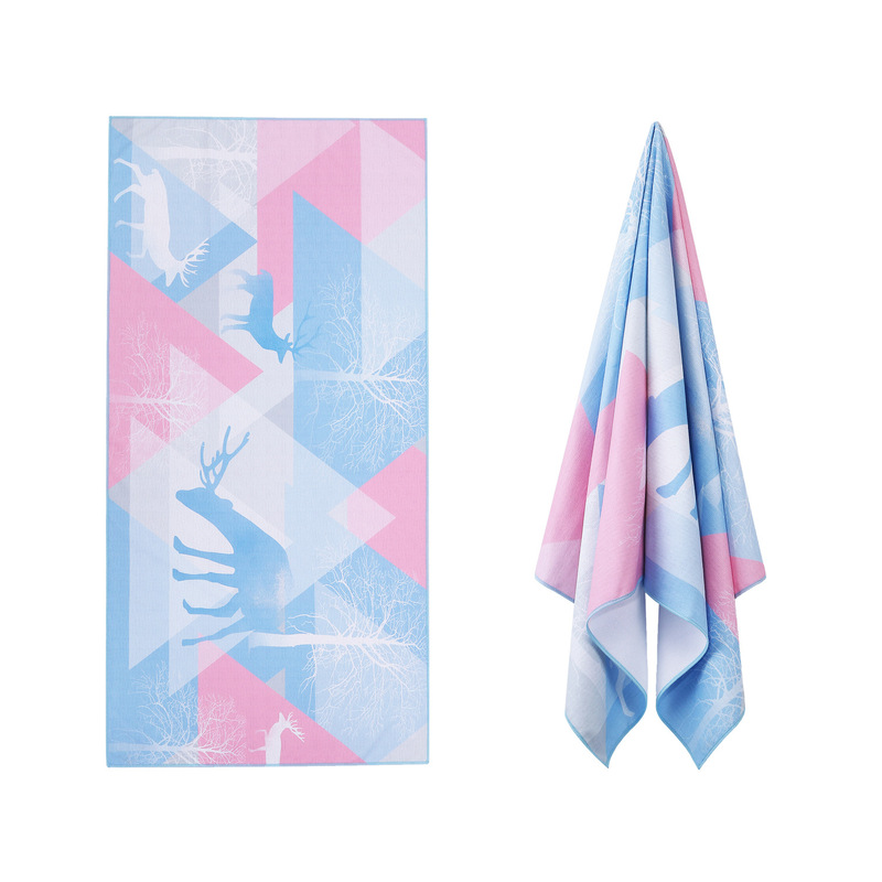 Cross-Border Beach Towel Ebay Amazon Best-Selling Beach Towel Microfiber Custom-Made Beach Towel