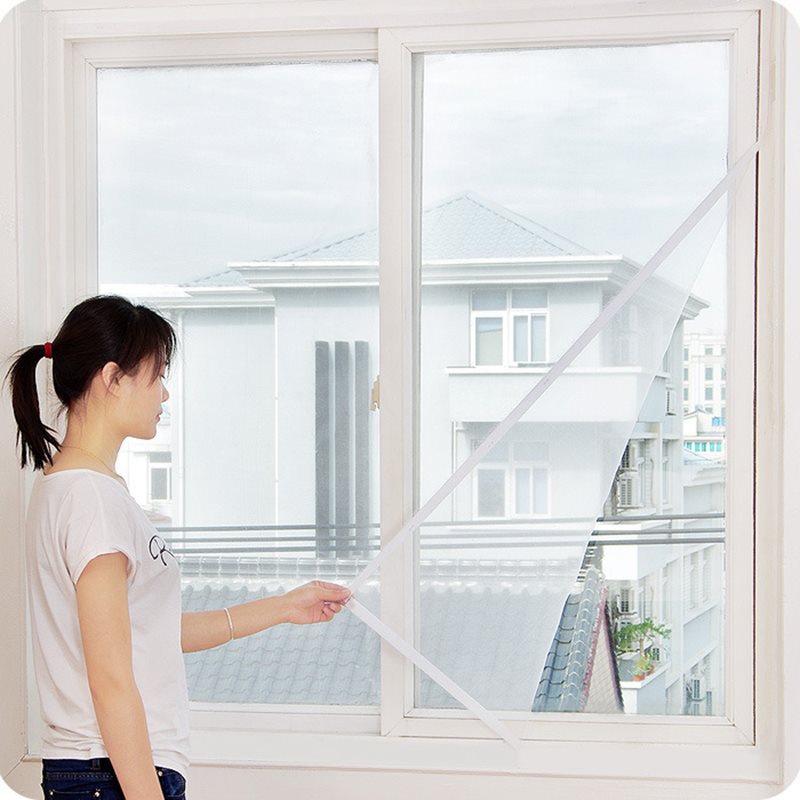 summer autohesion simple and easy Mosquito screens Invisible screens DIY encryption Window screening Velcro One piece On behalf of
