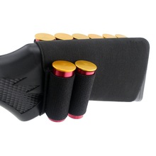 6+2组合8孔通用散弹袋 战术托腮子弹套 射击狩猎户外枪托套附件包