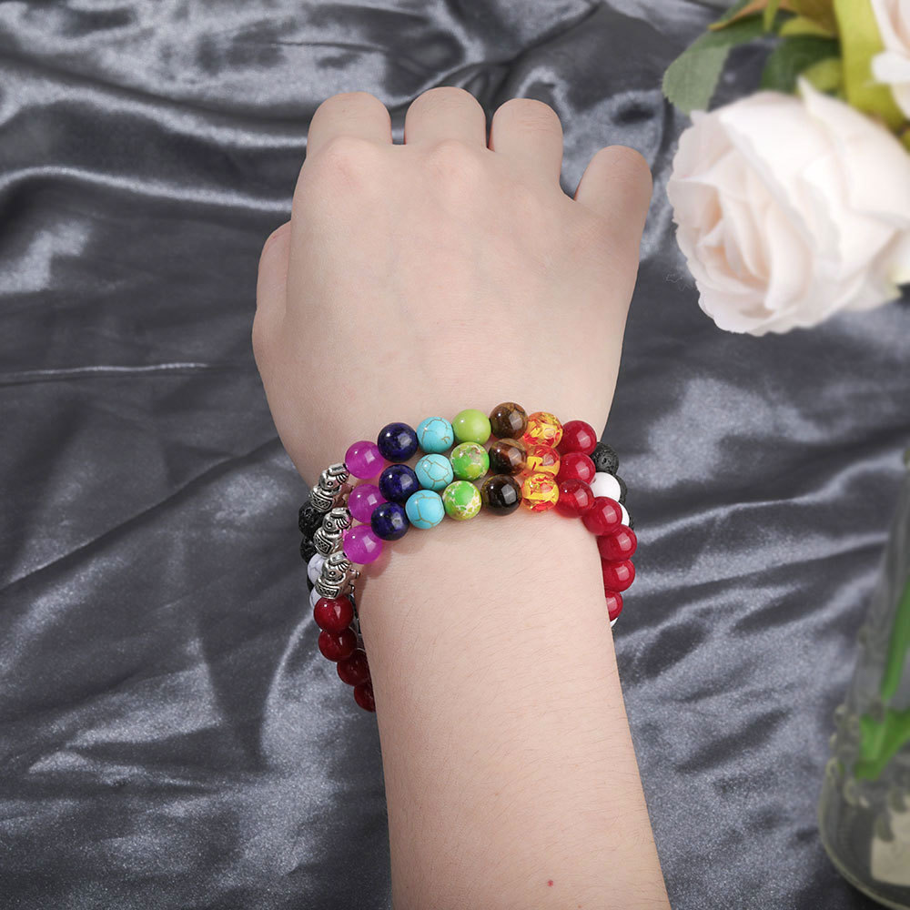 Simple Style Elephant Natural Stone Beaded Bracelets 1 Piece display picture 2