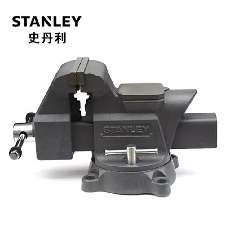 史丹利钳工工具4/5/6/8寸83-132-2-23CMaxSteel重型台虎钳