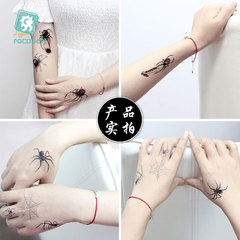 New Cross-border Waterproof Spider Tattoo Sticker, Funny and Scary Halloween Tattoo Sticker, Factory Wholesale Tattoo