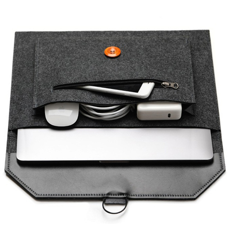 大量现货代发毛毡平板电脑保护套 iPad笔记本电脑内胆包LOGO定制|ru