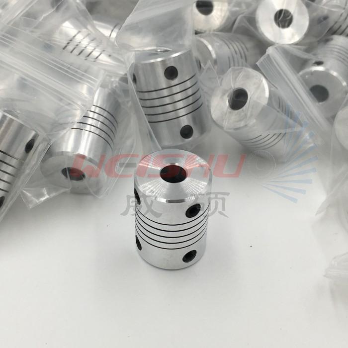 模组弹性绕线联节器电机丝杆梅花联轴器外径18高25内孔8连轴器