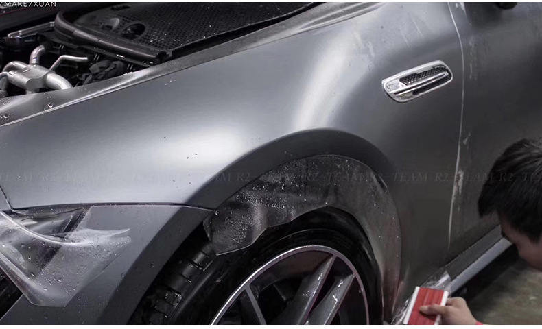 Car invisible car coat frosted matte TPU paint transparent protective film scratch-proof baking-free TPH car body film