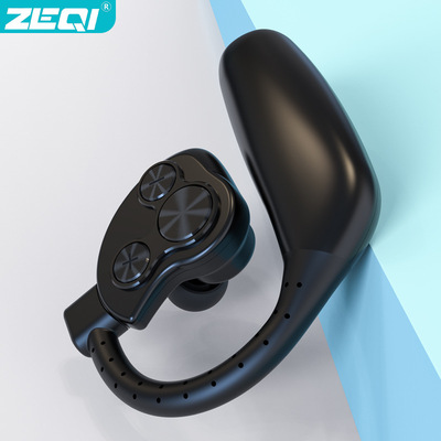 厂家直销超长待机单边挂耳式开车无线耳机大电量单耳商务蓝牙耳机