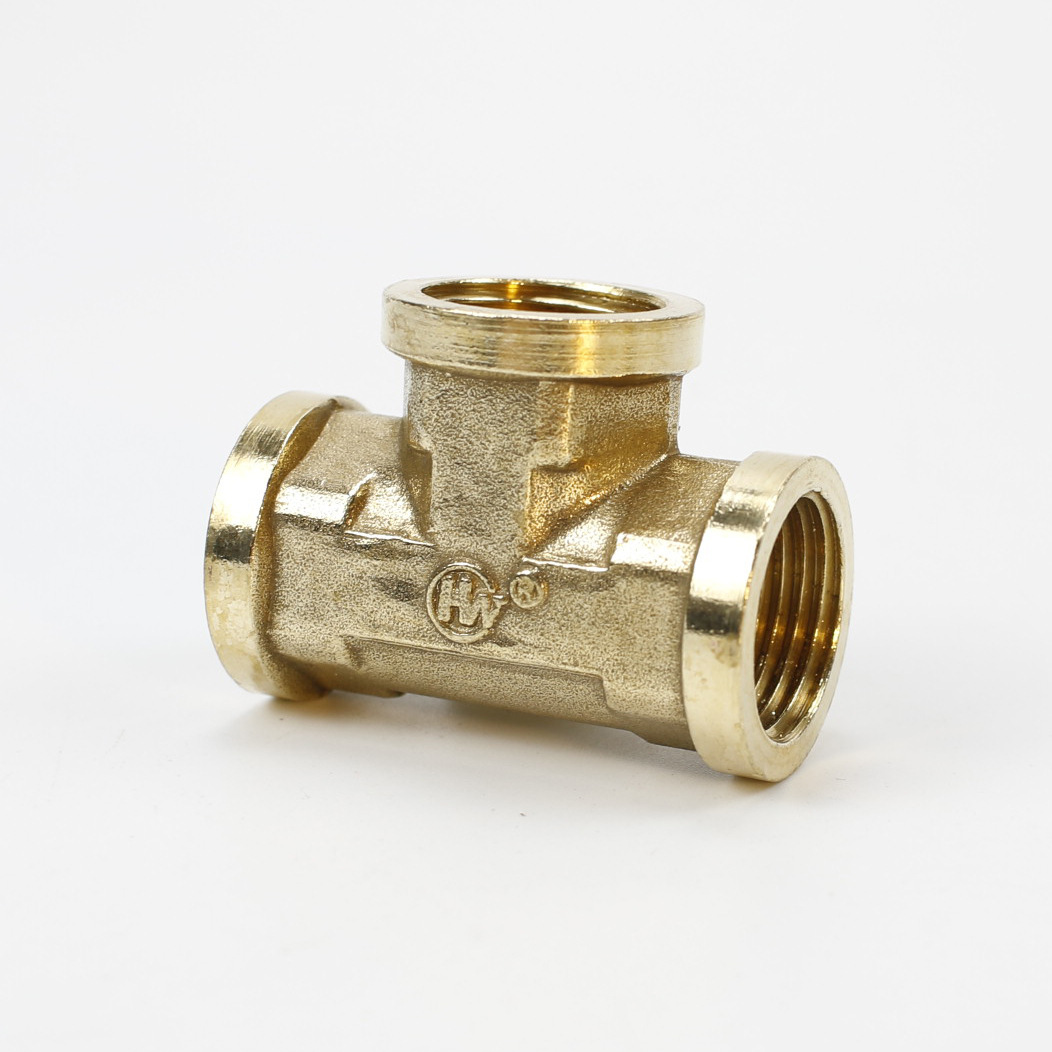 4 points 1/2 thickening Inner filament tee Endodontia Joint Brass pieces Plumbing parts machining customized direct deal