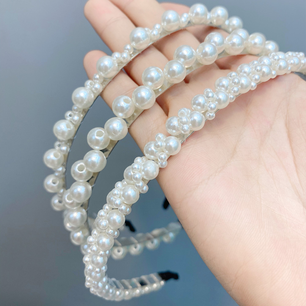 Simple Pearl Headband Wholesale display picture 16