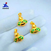 Brass epoxy resin, pendant, golden jewelry, wholesale