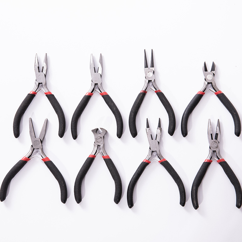 手工钳子平口钳尖嘴钳圆嘴钳 多功能手工diy串珠饰品配件钳子套装