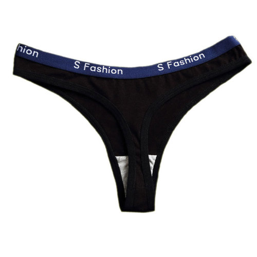 厂家直销 纯棉丁字裤女性感欧美低腰无痕隐形运动健身t裤女士内裤