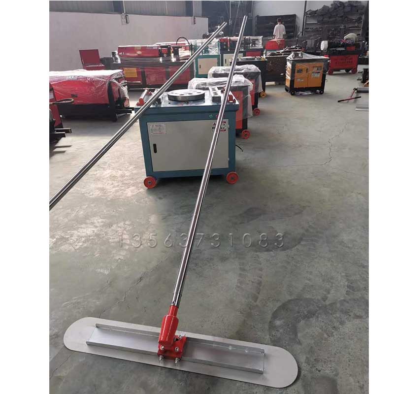 混凝土地面抹平大抹子 手动推拉式抹子 泥路面抹平1.2m抹子收光机