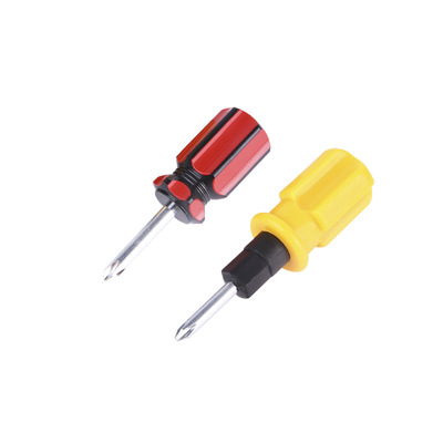 廠家直供新雙色單用加硬鍍鋅   壹字十字兩用/固定小型家用螺絲刀