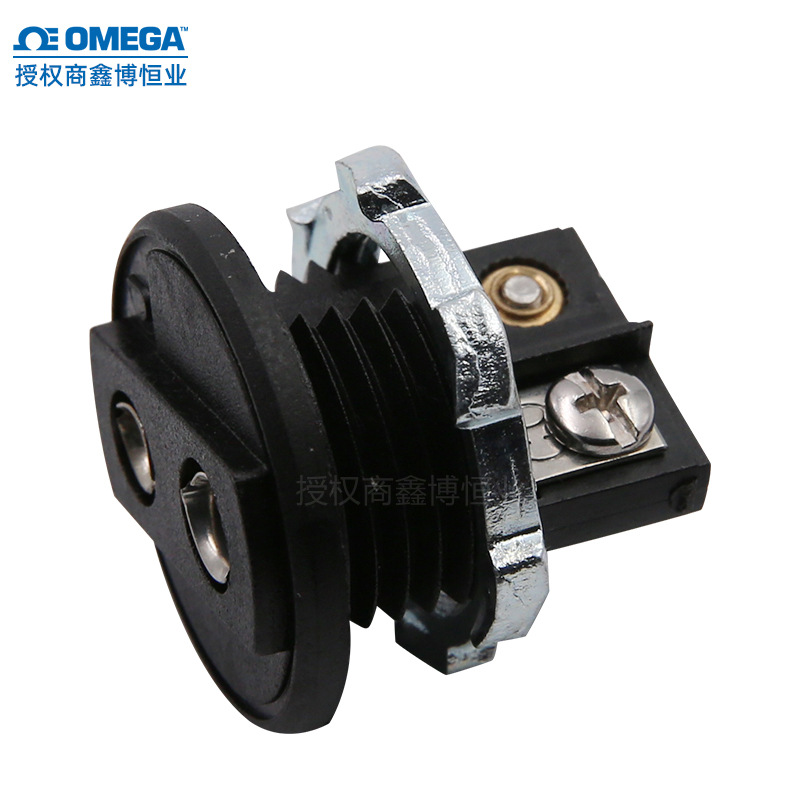 RSJ-J-R热电偶插座美国奥米佳圆形面板连接器母座J型测温线接插件