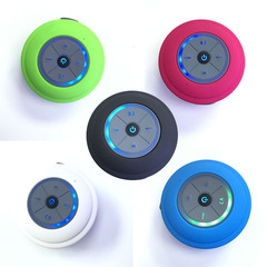 q9 Bluetooth speaker waterproof large suction cup audio with colored lights radio plug-in card new wireless foreign trade electronic gift