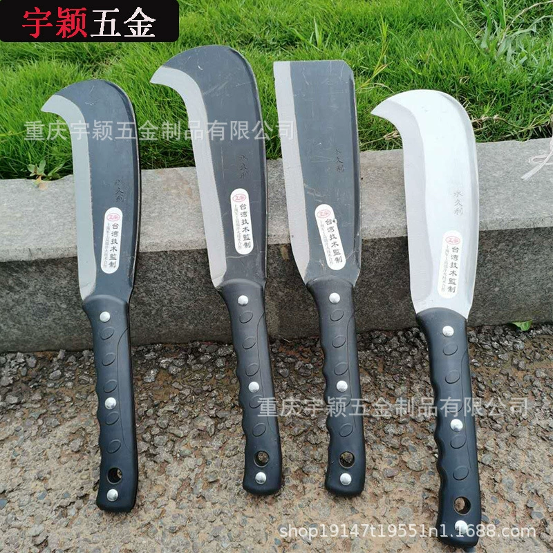 Сельскохозяйственный открытый 310 марганцевая сталь ручной работы мачете резак для дров Сад Кемпинг открытые горы скашивание Серп крюк бамбуковый нож