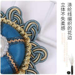 Creative DIY Decorative Hook with Adhesive, No Need for Punching, Gorgeous and Elegant Pearl Curtain Decorative Hooks, Accessory Hooks for Wholesale