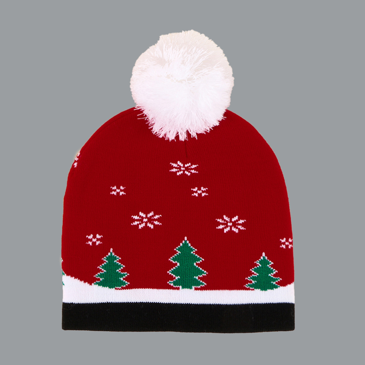 Autumn And Winter Fashion All-match Christmas Wool Ball Hat display picture 2