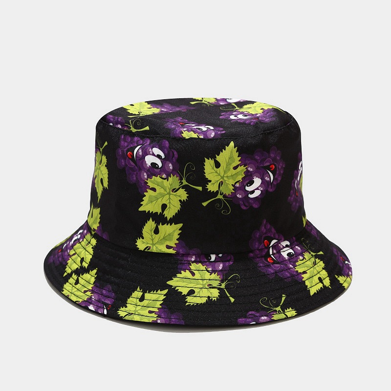 Unisex Casual Fruit Double-sided Flat Eaves Bucket Hat display picture 4