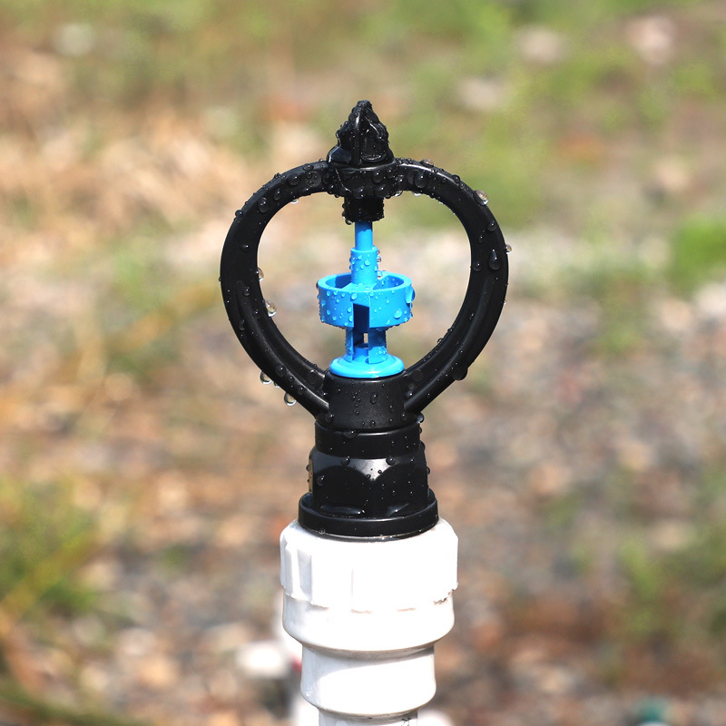 360 grados de rotación en forma de lluvia de distancia media micro boquilla de pulverización cuatro puntos de dientes externos 4 / 6 puntos de seda interna sin impuestos